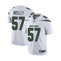 Youth New York Jets 57 CJ Mosley White Vapor Untouchable Limited Player Football Jersey