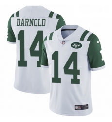 Youth Nike New York Jets 14 Sam Darnold White Vapor Untouchable Limited Player NFL Jersey