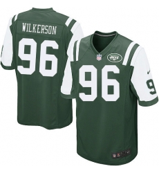 Youth Nike New York Jets #96 Muhammad Wilkerson Elite Green Team Color NFL Jersey