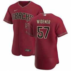 Men Arizona Diamondbacks 57 Taylor Widener Men Nike Crimson Flex Base Alternate Team MLB Jersey