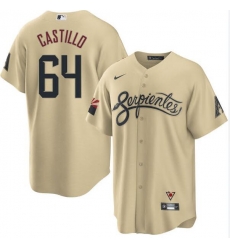 Men Diego Castillo Arizona Diamondbacks Alternate Stitched Jersey