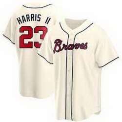 Youth Atlanta Braves Michael Harris II Replica Cream Alternate Jersey