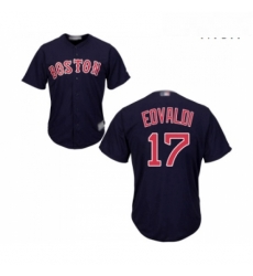 Mens Boston Red Sox 17 Nathan Eovaldi Replica Navy Blue Alternate Road Cool Base Baseball Jersey 