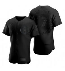 Cubs 17 Kris Bryant Black Nike Flexbase Fashion Jersey