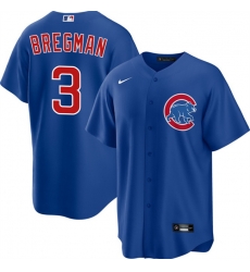 Men Chicago Cubs 3 Alex Bregman Royal 2026 Cool Base Stitched Baseball Jersey