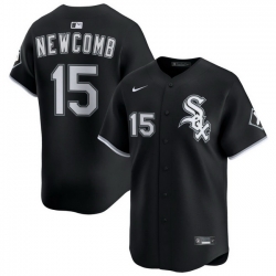 Men Chicago White Sox Nike Black Alternate Limited Jersey Newcomb Sean 15