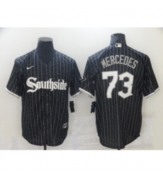 Men's Chicago White Sox #73 Yermin Mercedes Nike Black City Player Mlb Jersey