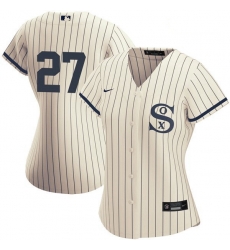 Women Chicago White Sox Field of Dreams 27 Lucas Giolito Cream Jersey