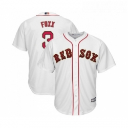 Youth Boston Red Sox 3 Jimmie Foxx Authentic White 2019 Gold Program Cool Base Baseball Jersey