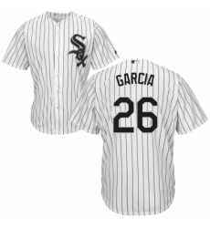 Youth Majestic Chicago White Sox 26 Avisail Garcia Replica White Home Cool Base MLB Jersey