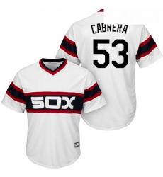 Youth Majestic Chicago White Sox 53 Welington Castillo Replica White 2013 Alternate Home Cool Base MLB Jersey 