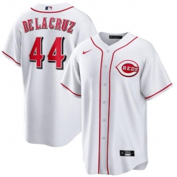 Men's Cincinnati Reds Elly De La Cruz Nike White Alternate Stitched Cool Base Jersey