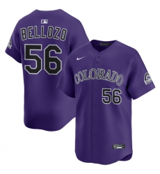 Men Colorado Rockies Nike Purple Alternate Limited Jersey Bellozo Valente 56 Men Colorado Rockies Nike Purple Alternate Limited Jersey Bellozo Valente 56