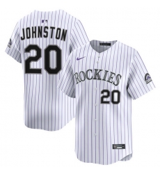 Men Colorado Rockies Nike White Alternate Limited Jersey Johnston Troy 20 Men Colorado Rockies Nike White Alternate Limited Jersey Johnston Troy 20