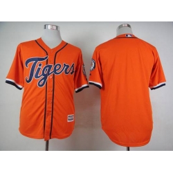 MLB Tigers Blank Orange Blank Men Jersey