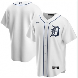 Men Detroit Tigers Nike White Blank Jersey