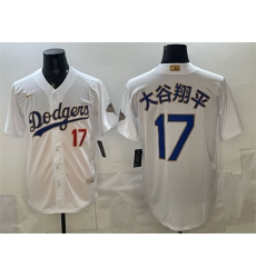 Men Los Angeles Dodgers 17 Shohei Ohtani White 2026 Gold Collection Stadium Stitched Baseball Jerseys 001 Men Los Angeles Dodgers 17 Shohei Ohtani White 2026 Gold Collection Stadium Stitched Baseball Jerseys 001