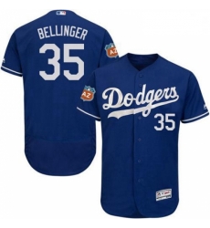 Mens Majestic Los Angeles Dodgers 35 Cody Bellinger Royal Blue Flexbase Authentic Collection MLB Jersey