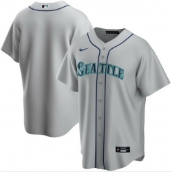 Men Miami Marlins Nike Gray Blank Jersey