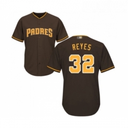 Youth San Diego Padres 32 Franmil Reyes Replica Brown Alternate Cool Base Baseball Jersey 