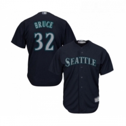 Youth Seattle Mariners 32 Jay Bruce Replica Navy Blue Alternate 2 Cool Base Baseball Jersey 