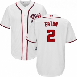 Youth Majestic Washington Nationals 2 Adam Eaton Replica White Home Cool Base MLB Jersey