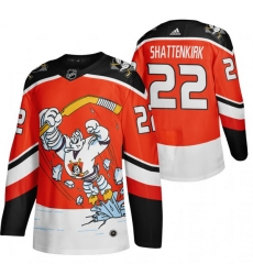 Men Anaheim Ducks 22 Kevin Shattenkirk Red Adidas 2020 21 Reverse Retro Alternate NHL Jersey