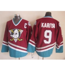 NHL Anaheim Ducks #9 kariya red jerseys restore ancient ways