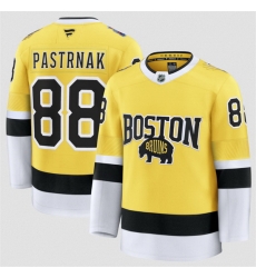 Men Boston Bruins 88 David Pastrnak Gold 2026 Stadium Series Stitched Hockey Jersey Men Boston Bruins 88 David Pastrnak Gold 2026 Stadium Series Stitched Hockey Jersey