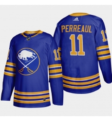 Buffalo Sabres 11 Gilbert Perreault Men Adidas 2020 21 Home Authentic Player Stitched NHL Jersey Royal Blue