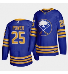 Men Buffalo Sabres 25 Owen Power Royal Stitched jersey