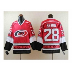 NHL Jerseys Carolina Hurricanes #28 Semin red