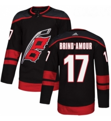 Youth Adidas Carolina Hurricanes 17 Rod BrindAmour Premier Black Alternate NHL Jerse