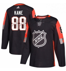 Mens Adidas Chicago Blackhawks 88 Patrick Kane Authentic Black 2018 All Star Central Division NHL Jersey 