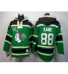 NHL Jerseys Chicago Blackhawks #88 Kane Green[pullover hooded sweatshirt]