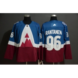 Avalanche 96 Mikko Rantanen Blue Red 2020 NHL Stadium Series Adidas Jersey