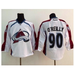 Colorado Avalanche #90 Ryan O'Reilly White Stitched NHL Jersey