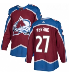 Youth Adidas Colorado Avalanche 27 John Wensink Premier Burgundy Red Home NHL Jersey 