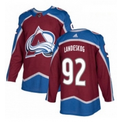 Youth Adidas Colorado Avalanche 92 Gabriel Landeskog Authentic Burgundy Red Home NHL Jersey 