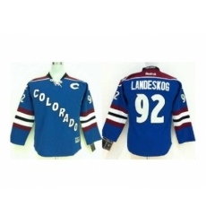 Youth nhl jerseys colorado avalanche #92 landeskog lt.blue