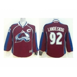 Youth nhl jerseys colorado avalanche #92 landeskog red