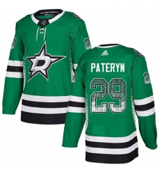 Mens Adidas Dallas Stars 29 Greg Pateryn Authentic Green Drift Fashion NHL Jersey 