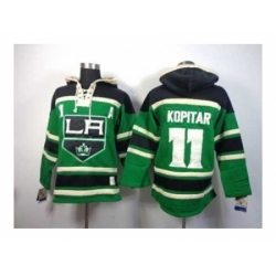 NHL Jerseys Los Angeles Kings #11 Kopitar green[pullover hooded sweatshirt][patch A]