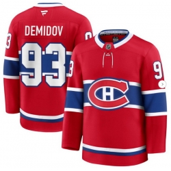 Men Montreal Canadiens #93 Ivan Demidov Fanatics Home Red Jersey Men Montreal Canadiens #93 Ivan Demidov Fanatics Home Red Jersey
