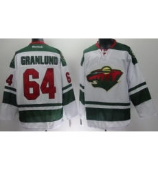 Minnesota Wild 64 Mikael Granlund White NHL Jerseys New