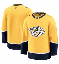 Men Nashville Predators Blank Gold 2024 25 Home Stitched Hockey Jersey