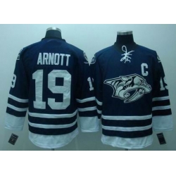 RBK Nashville Predators 19# ARNOTT Premier BLUE Jersey