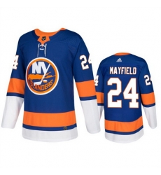 Men New York Islanders 24 Scott Mayfield Royal Stitched Jersey