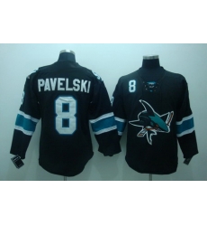 San Jose Sharks 8 Joe pavelski black jerseys