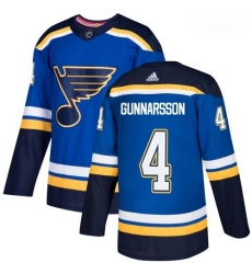 Blues 4 Carl Gunnarsson Blue Adidas Jersey